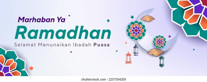 Ramadan special sale. ramadan kareem concept banner design. Marhaban Ya Ramadhan. Ramadan holy month celebration