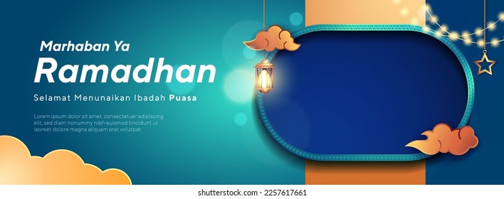 Ramadan special sale. Super sale ramadan. up to 50% off ramadan kareem concept banner design. Marhaban Ya Ramadhan. luxurious and elegant design. Ramadan holy month celebration