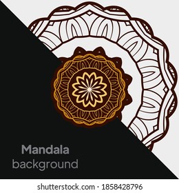 Ramadan Style Decorative mandala. Mandala for print, poster, cover, brochure, flyer, banner. Vector illustration