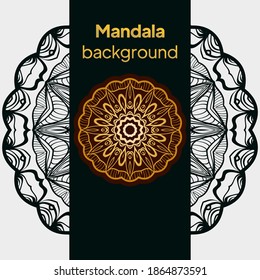 Ramadan Style Decorative mandala. Mandala for print, poster, cover, brochure, flyer, banner. Vector illustration