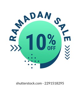 Ramadan Super Sale Get Up to 10% Off on Dotted Background Banner