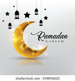 Ramadan symbol with copy space