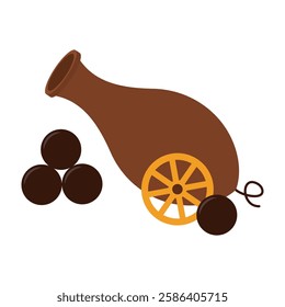Ramadan Symbols and Islam Traditions Flat Illustration