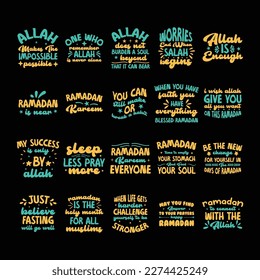 Ramadan t shirt  DESIGN bundle