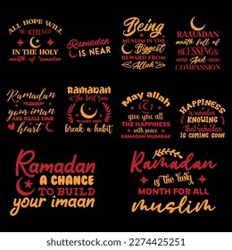 Ramadan t shirt  DESIGN bundle