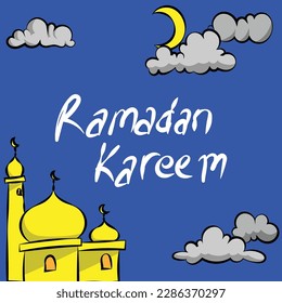 Ramadan template background, Islamic holiday