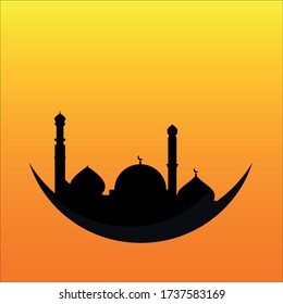 Ramadan template can be used for congratulations