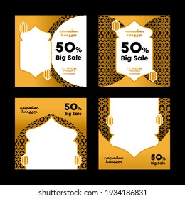 plantilla ramadan de medios sociales eid mubarak