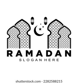 Ramadan template symbol vector design