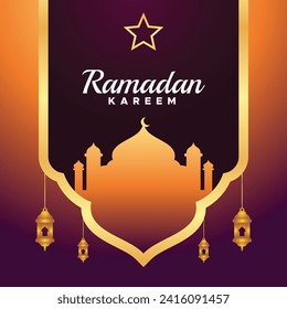 Ramadan Theme Banner Vector Design