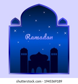 Ramadan Design-Illustrationsplakat für Ihre kreativen Designs mit einem Ramadan-Thema oder einem islamischen Thema