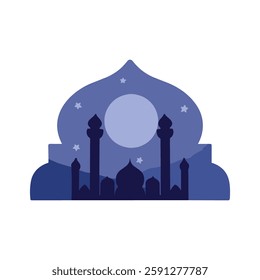 Ramadan Theme Flat Design Simple