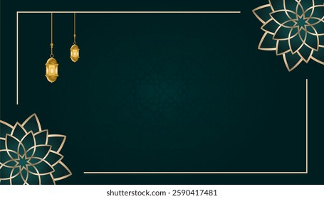 Ramadan theme greeting background, good for use on websites etc