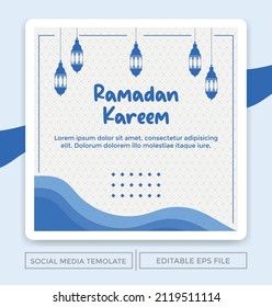 Ramadan Theme Social Media Post Template