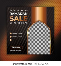 A Ramadan themed background with a mix of gold and black, perfect for Islamic themed backgrounds