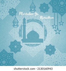 Ramadan themed elegant background with Islamic ornaments