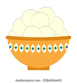 Ramadan Traditions and Symbols. Flat Illustration