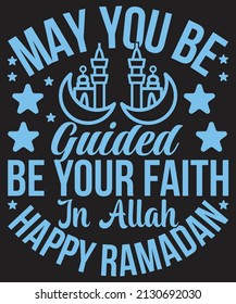 Ramadan T-shirt Design Vector For Graphics