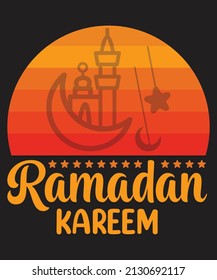 Ramadan T-shirt Design Vector For Graphics