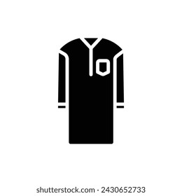 Ramadan Tunic Filled Icon Vector Illustration