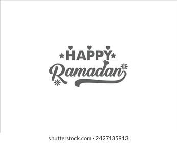 Ramadan Typografie Design, Ramadan Logo Design, Islamisches Logo, Ramadan Mubarak, Ramadan Kareem, Islamische Typografie, Islamische Kalligrafie, Logo Design, Grafikdesign, Vektor 