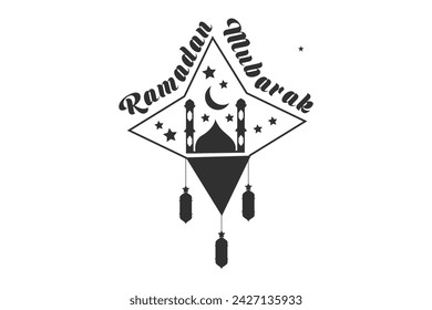 Ramadan Typography Design, Ramadan Logo Design, Islamic Logo, Ramadan Mubarak, Ramadan Kareem, Islamic typography, Islamic calligraphy,  Logo Design, Graphic Design, Vector 
