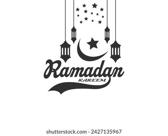 Ramadan Typografie Design, Ramadan Logo Design, Islamisches Logo, Ramadan Mubarak, Ramadan Kareem, Islamische Typografie, Islamische Kalligrafie, Logo Design, Grafikdesign, Vektor 