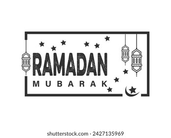Ramadan Tipografía Diseño, Ramadan Logo Design, Islaman Logo, Ramadan Mubarak, Ramadan Kareem, Tipografía islámica, Caligrafía islámica, Diseño de logotipos, Diseño gráfico, Vector 