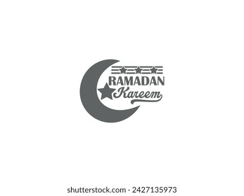 Ramadan Typografie Design, Ramadan Logo Design, Islamisches Logo, Ramadan Mubarak, Ramadan Kareem, Islamische Typografie, Islamische Kalligrafie, Logo Design, Grafikdesign, Vektor 