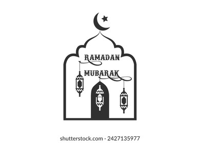 Ramadan Typography Design, Ramadan Logo Design, Islamic Logo, Ramadan Mubarak, Ramadan Kareem, Islamic typography, Islamic calligraphy,  Logo Design, Graphic Design, Vector 
