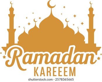 Ramadan typography design. t-shirt design