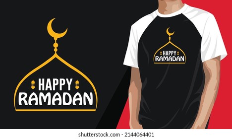 Ramadan typography hand lettering quotes design for craft, decoration, print, and merchandise