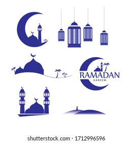 Symbol für die Vektorillustration Ramadan
