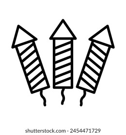 Ramadan Vector Line Icon Design