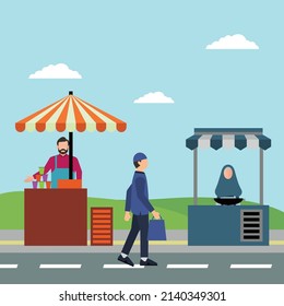 Ramadan Vector. Prepare to welcome iftar. vector design illustrations 96