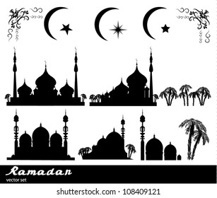 Ramadan vector set