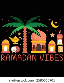 Ramadan Vibes Islmaic Ornaments, Muslim shirt Design, Shirt Print Template, Eid Mubarak, Fasting Mode Is on, Ramadan Shirt, Islamic Calligraphy Tee,  Ramadan Mubarak Shirt, Ramadan Ornaments