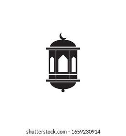 Ramadan vintage lantern linear icons. muslim antique lamp symbols
