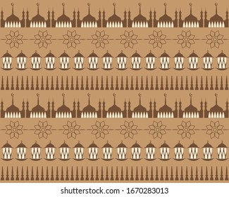 Ramadan wallpapers patterns, mosques, lanterns, flowers and towers.