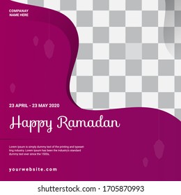 ramadan web & social media post banner  design.
