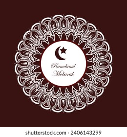 Diseño Ramadanul Karim Mandala, vectores Ilustración