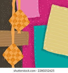 tarjeta de felicitación ramadhan y eid