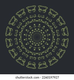 Ramadhan Feast Background Pattern Abstrack