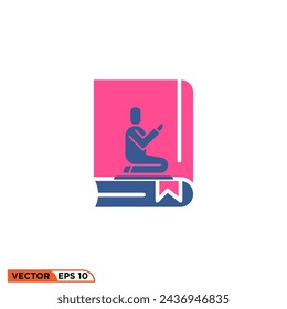 Icono plano de Ramadán diseño de color gráfico vectorial de plantilla, signo y símbolo  