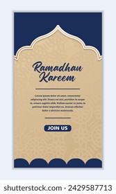 Ramadhan gradient IG story, luxury theme