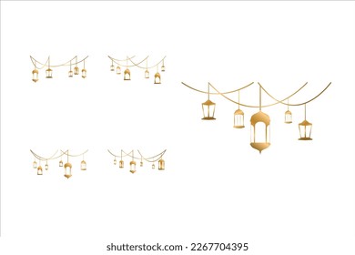 Ramadhan Hangin Lantern Vector Design