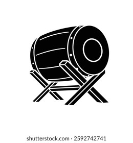 ramadhan icon. ramadhan eid prayer drum vector. islamic and elegant impression. for greeting design and template. Solid design style