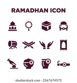 Ramadhan Icon logo vector simple