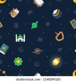 ramadhan icon set pattern vector illustration