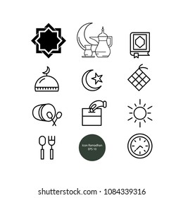 Ramadhan icon template